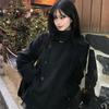 Stehkragen Dicker Mantel Einfarbiger Übermantel Mode Lässige Jacken Street Style