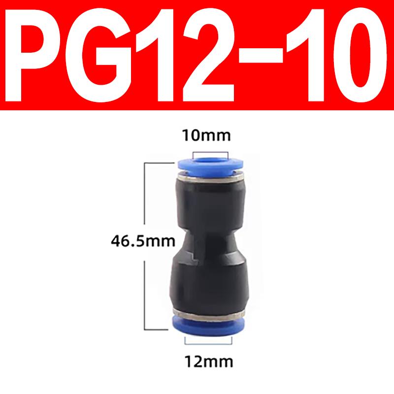 PE PG PY PW Air Connectors 4 6 8 10 12mm Pneumatic Fitting Quick Connect Tee 3Way Plastic Pipe Water Hose Tube Connector