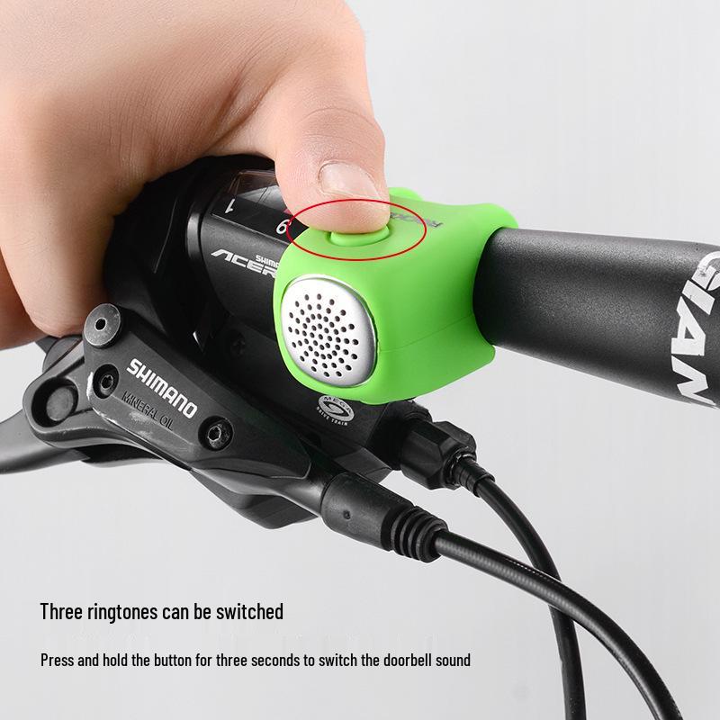 ROCKBROS Electric Horn for Mountain and Fixed Gear Bikes - Stylish Cycling Bell