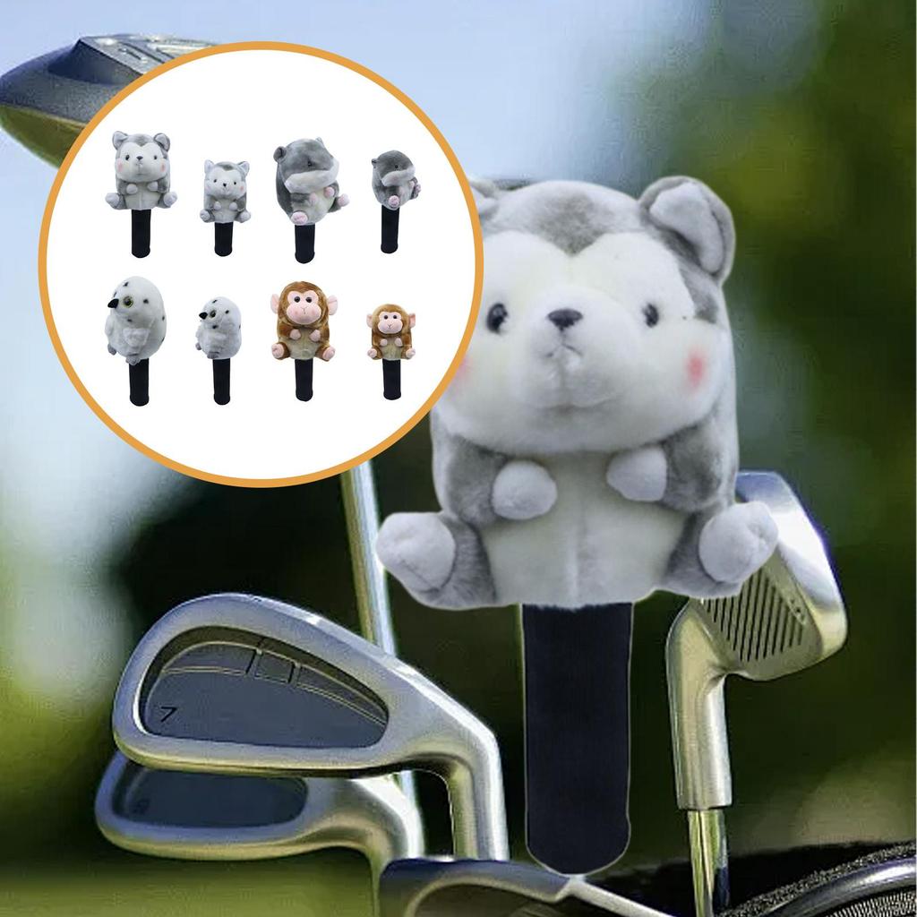 Soft Animal Golf Club Head Cover Anti Scratch Adorable Funny Golf Headcover for Universal Driver Protection