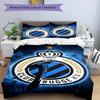 3pcs Duvet Cover Set (1*Duvet Cover + 2*Pillowcase, Without Core), Club Brugge K V Print Bedding Set, Bedroom Decor, All‑Season, Gift