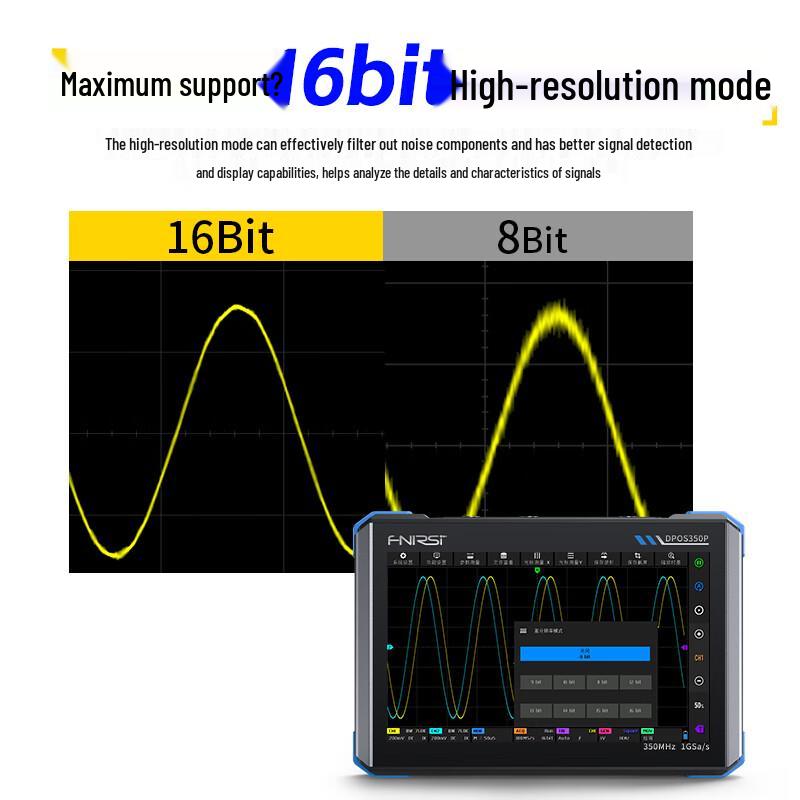 FNIRSI DPOS350P 4-in-1 Portable Oscilloscope & Signal Analyzer (CN Version)