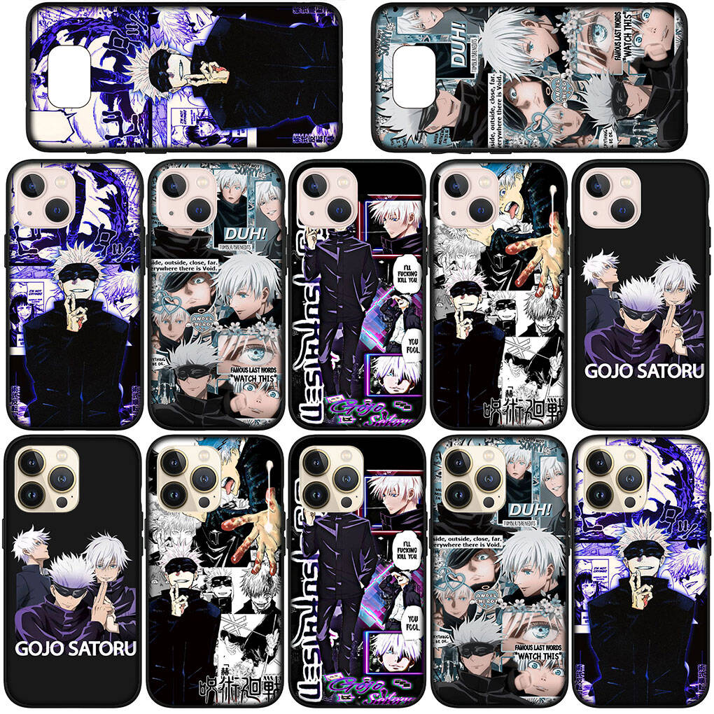 Phone Case for iPhone 17 16 15 Xiaomi Poco F8 F7 X7 X6 M8 C85 C75 C71 Redmi Note 14 13 12 11 Pro Max A4 14C 13C 15C Gojo Satoru Jujutsu Kaisen Anime