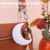 1/ 2Pcs Touch Sensor Light Multi-Purpose Cute Purse Sensor Lamp Reusable Bag Keychain Pendant Light Rechargeable NightLight Gift