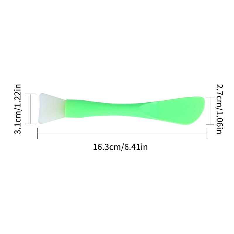 Double Head Silicone Cosmetic Waxing Spatulas Non-Stick Hair Removal Sticks Body Wax Applicator Scraper Wax Applicator Sticks