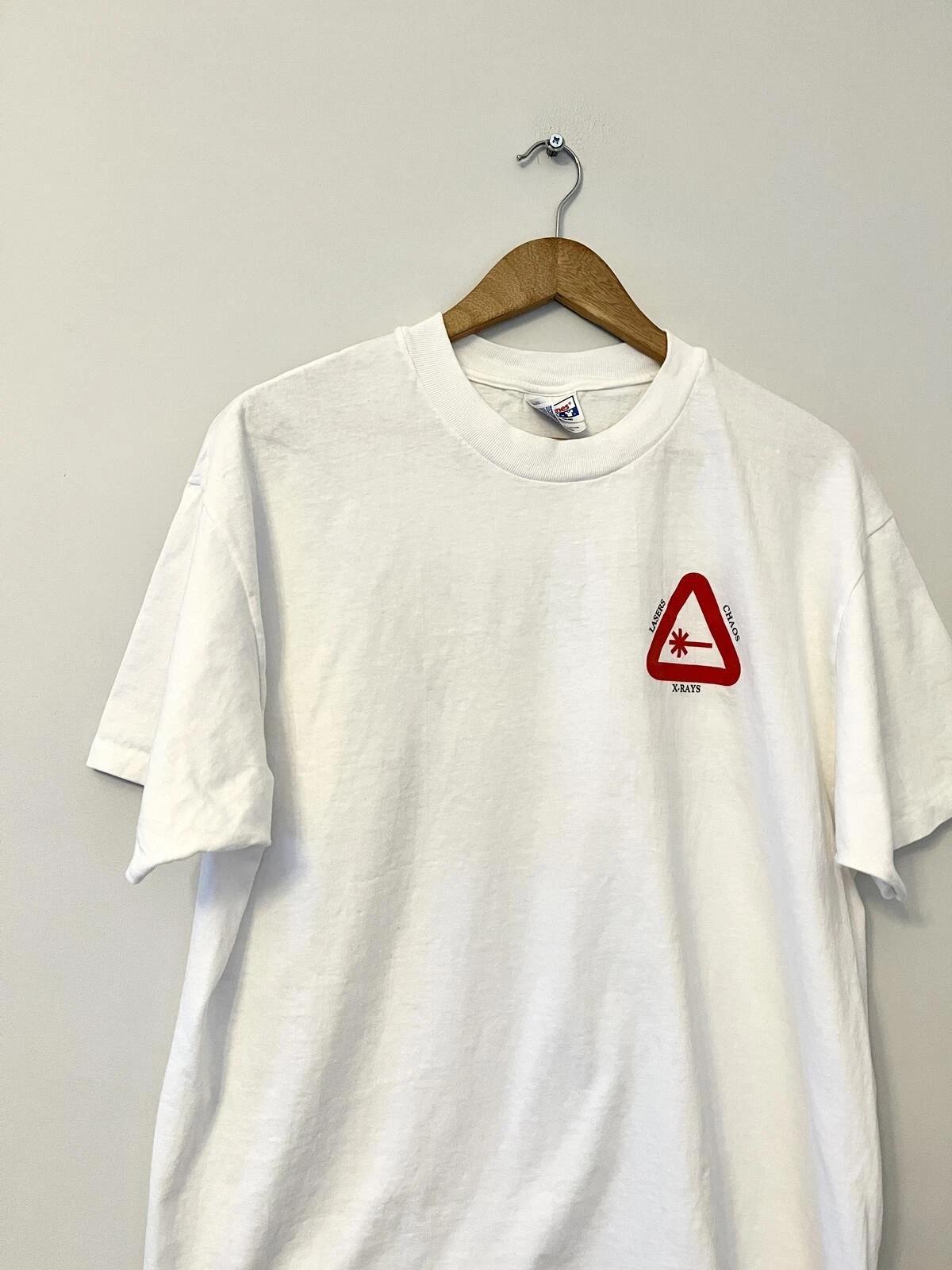 Vintage Hanes Beefy T Shirt Size XL White Single Stitch 90s USA 4XL