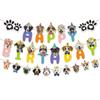Dog Birthday Flag Party Decoration Pet Dog Latte Dog Paw Flag Spot Customization