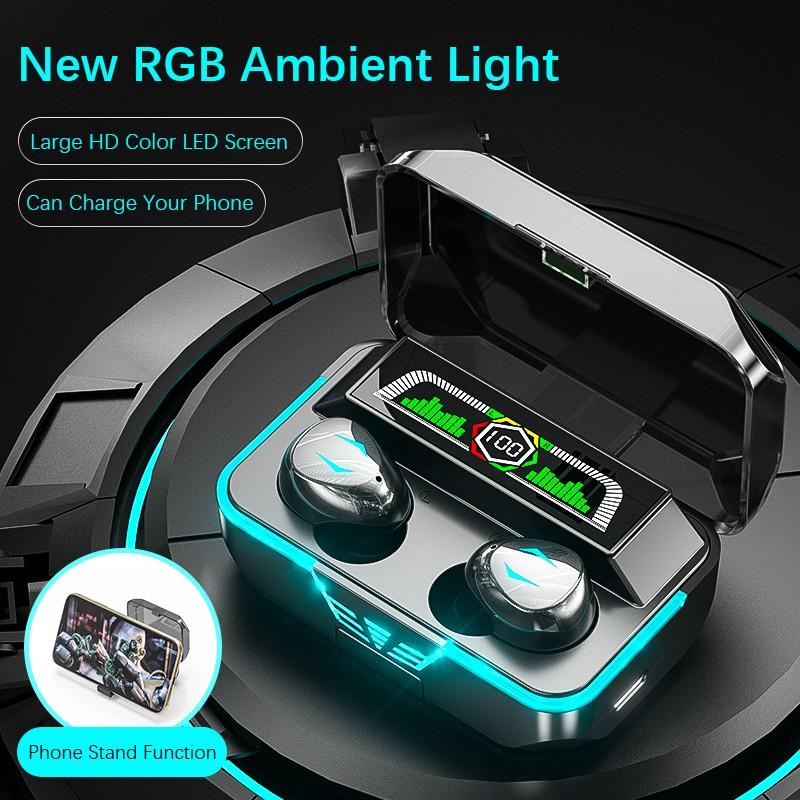 

Беспроводная Bluetooth-гарнитура Ture Двухрежимные музыкальные наушники Наушники HD-звонков с рассеянным освещением RGB Игровые гарнитуры для киберспорта Спортивные наушники-вкладыши