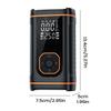 Digital Display Portable Tire Inflator Pump, USB Rechargeable Air Compressor, Suitable for Car, Bicycle, and Motorcycle Tires