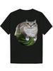 Funny Cat On Watermelon Meme Graphic Tee For Unisex Made Of 100 Cotton Perfect For Summer Casual Streetwear And Humor Style