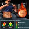 Sauna Suit for Men Shorts Sleeve Sweat Shirts Gym Workout Top Shapewear Fitness T-Shirt Waist Trainer Slimming Vest Exercise Compression Body Shaper