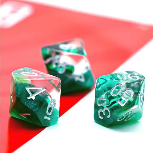 Kostki rpg oko smoka morskiego zestaw 7 kości kostek