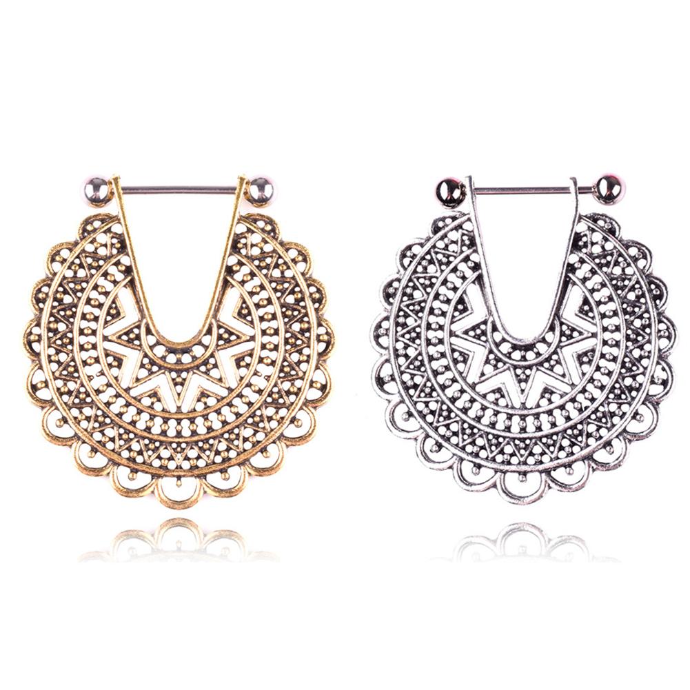 Anello per Piercing al Capezzolo in Pizzo Traforato Retrò Bohemien alla Moda da Donna