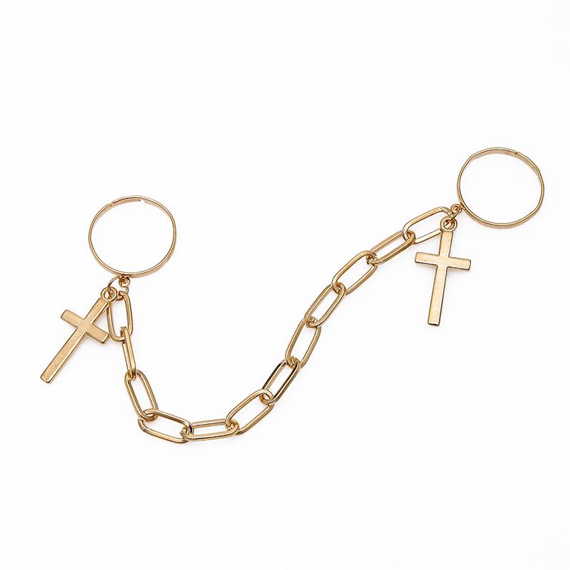 Bracelet de poignet en chaîne géométrique Punk pour femmes, ensemble de breloques, Couple Emo, bijoux à la mode, cadeaux