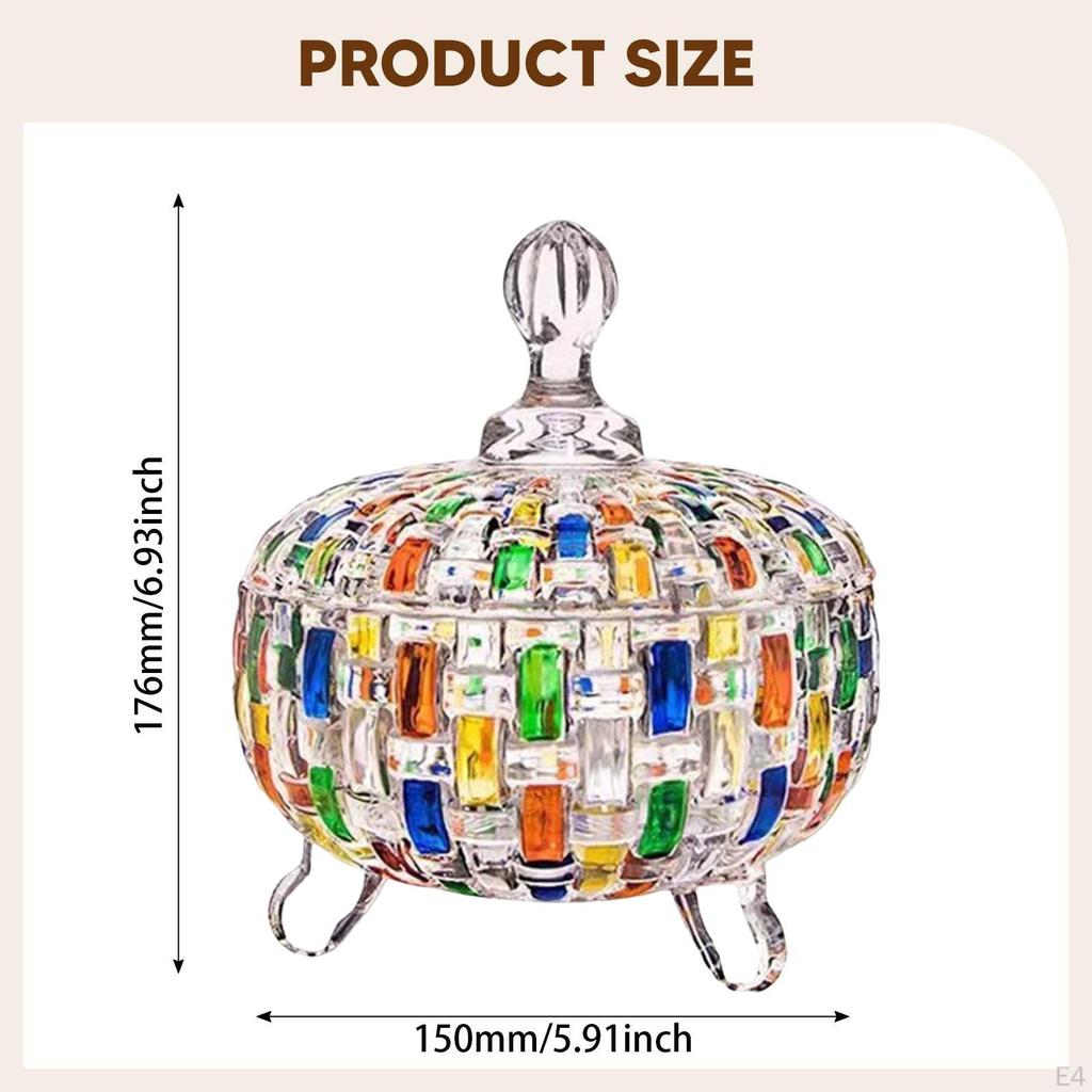 Candy Box Decorative Container Jewelry And Bowl Elegant Snack Storage Solution Suitable