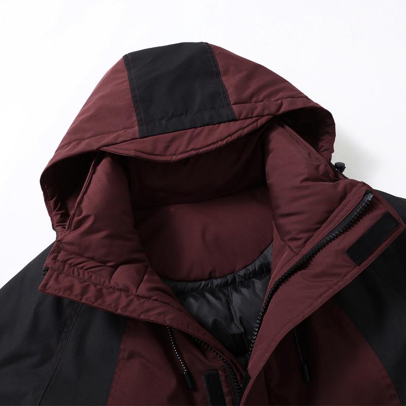 Plusstorlek 4XL-11XL Mode Vinter Herrkappa Med huva Ledig Lös Tjock Varm Oversize Ytterkläder Herrjackor