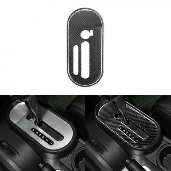 3X Carbon Fiber Automatic Console Frame Cover Trim For Jeep Wrangler 2007-2010