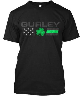 Gurley Family Glücksklee Fahne T-Shirt Hergestellt in den USA Größe S bis 5XL
