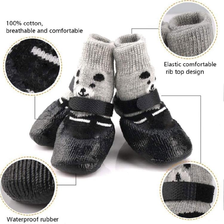 Waterproof Dog Socks For Medium Dogs Pet Dog Socks Pet Outdoor Shoes Non-slip