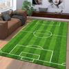 Soccer Field Pattern Carpet for Bedroom or Living Room Decor Rug Suitable for use as an anti-slip for living room bedroom sofas