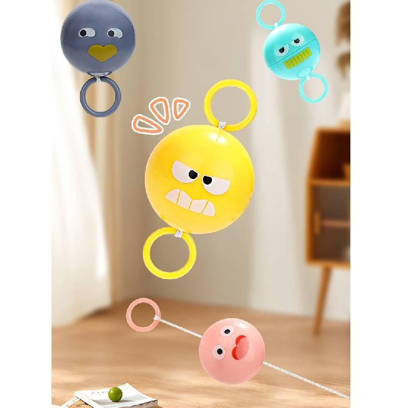 Pull Children Ball Toys Hand Eye Coordination Toy Outdoor Sports With Lights