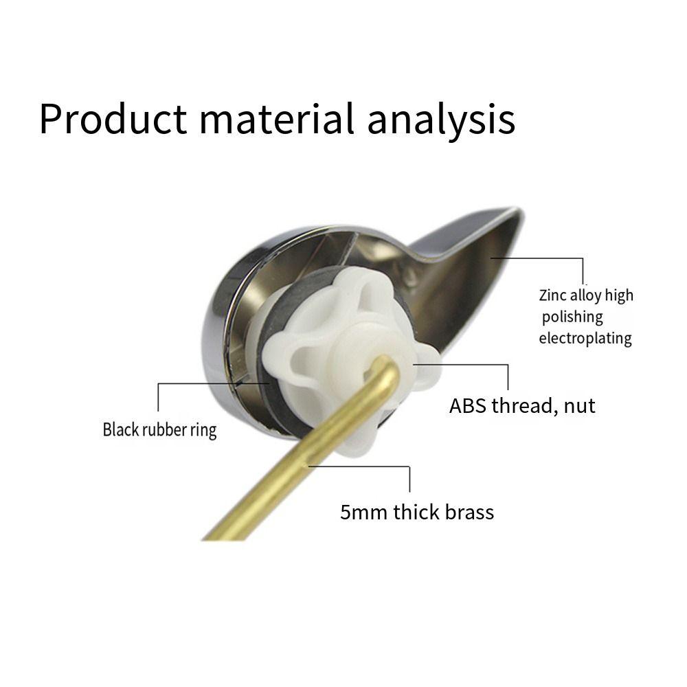 Copper Lever Toilet Handle Replacement Parts Side Mount Toilet Flush Handle Bathroom Accessories