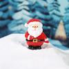 Creative Christmas Ornament Gift Bag with Reindeer, Snowman & Santa Claus Decorations for Micro Landscape Scenes