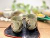 Kutani [couple Teacup] Treasure-filled “Ura-e”