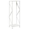 VidaXL Portant de bois chauffage blanc 34x25x100 cm, support à bûches de cheminée, support à bûches, support à bûches, 864324