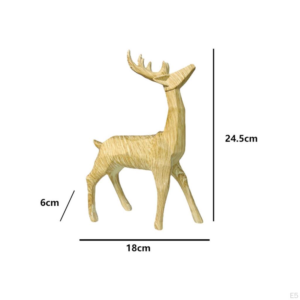 Elegant Reindeer Sculpture - Stylish Home Decor Accent