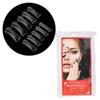 Upper Nail Forms Dualforms Model 4 Transparent Clear for Gel Acrylic Gel Acrylic 100 Pcs