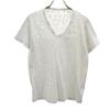 MARTIN MARGIELA Short Sleeve V Neck T-shirt S Gray Women Used