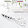 Stainless Steel Handheld Egg Beater Mixer with Round Handle
