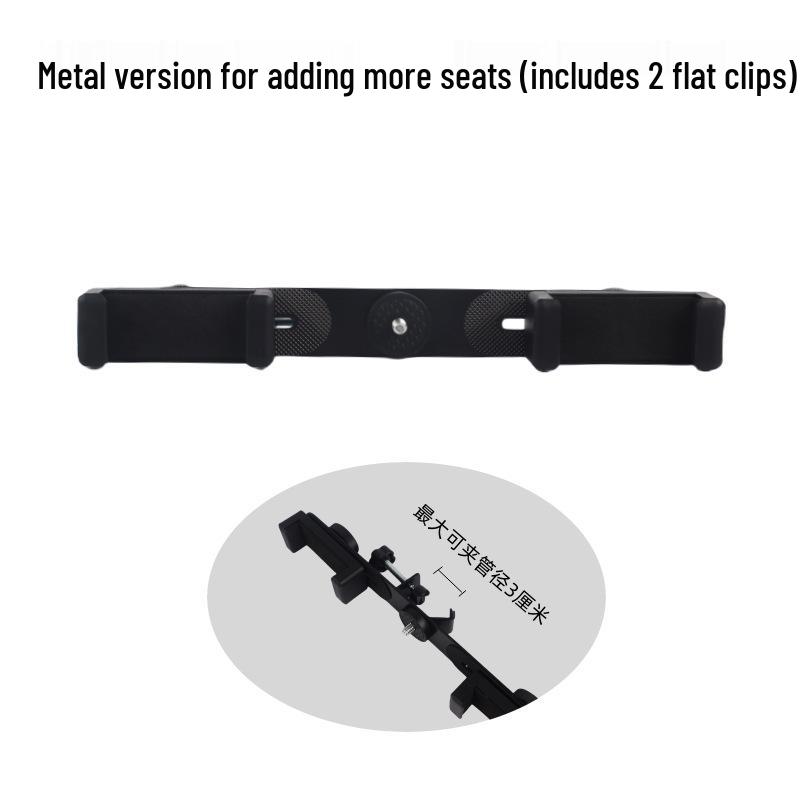 Universal Phone Clip & Tripod Stand with Rotating Head and Horizontal/Vertical Positioning