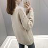 2026 Autumn/Winter Women's Thick Cable Knit High Neck Sweater