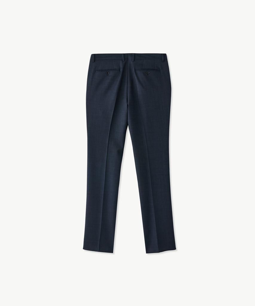 STCO [Four Seasons] (10-Year Suit) Wool Blend Four-Way Stretch Formal Pants_Indigo (Classic Fit)_Sslwz64Csn