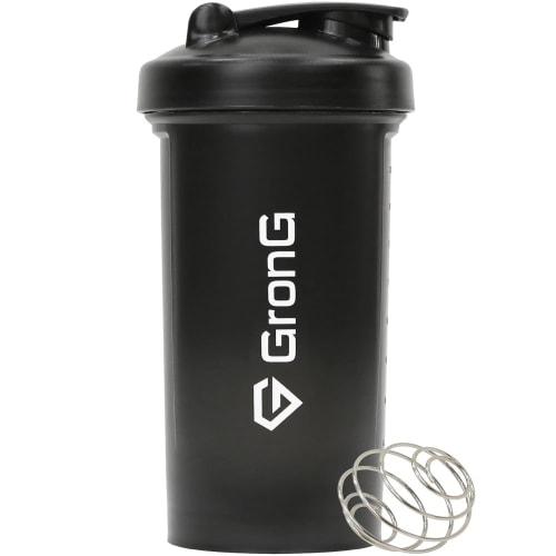 

Grong Protein Shaker, Black, 1000ml, Large Capacity Shaker Bottle with Shaker Ball