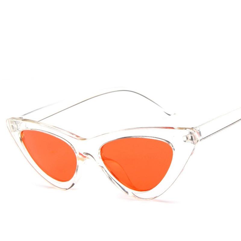 Stylishy Cat-Eye Sunglasses Women Classic Personalized Sunshade Classic Style Stylish Black Red Small Frame Triangle Female Gafas De Sol