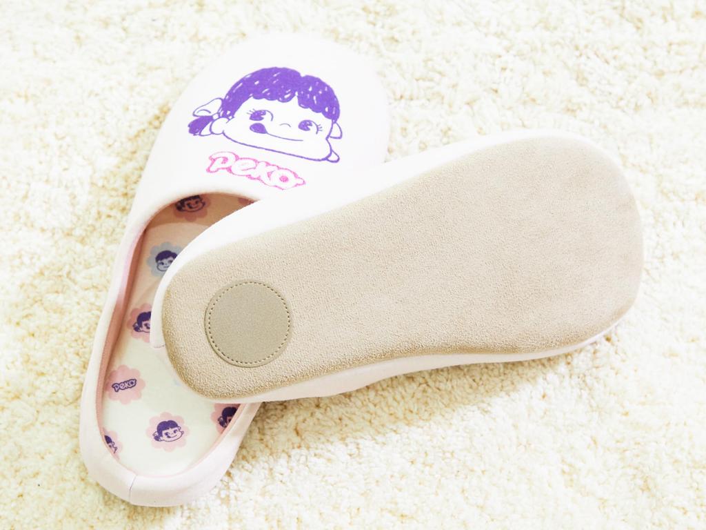 Atelier Momo Momo PEKO POKO and Room Indoor Size & & Peko-chan Poko-chan Shoes, Pink, Slippers, Medium, 23-25cm, PKZ43948-51