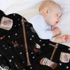 Newsies Forever (black) Throw Blanket Flannel Fabric Baby Personalized Gift Moving Blankets
