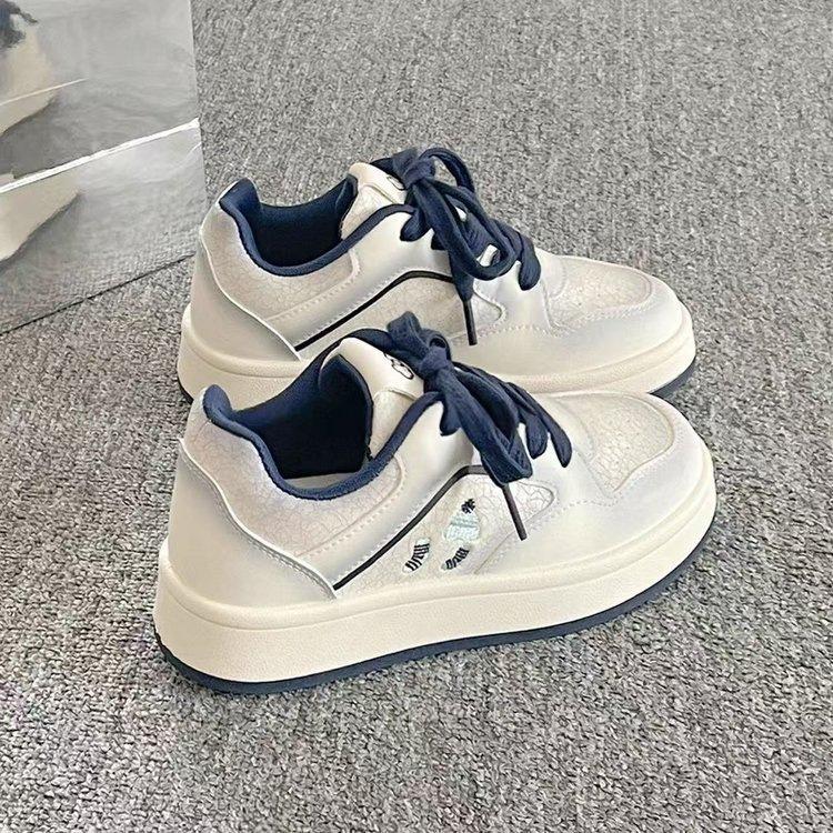 

Новые Повседневные Кроссовки в Студенческом Стиле на Толстой Подошве, Осенние, Кеды, Обувь для Студентов, Модные 35