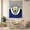 Elite MCFC SquadWall Hanging Printed Fabric Blanket Decorative Tapestries for Bedroom Living Room Home Decor
