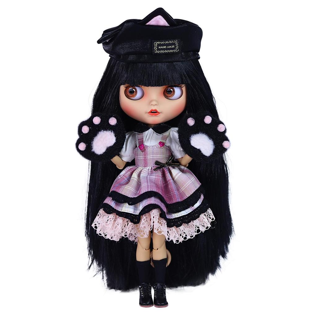 ICY Blyth Puppe 1/6 Puppe BJD Gelenkkörper Tan Haut Mattes Gesicht 30cm Spielzeug Geschenk Anime Girl SD