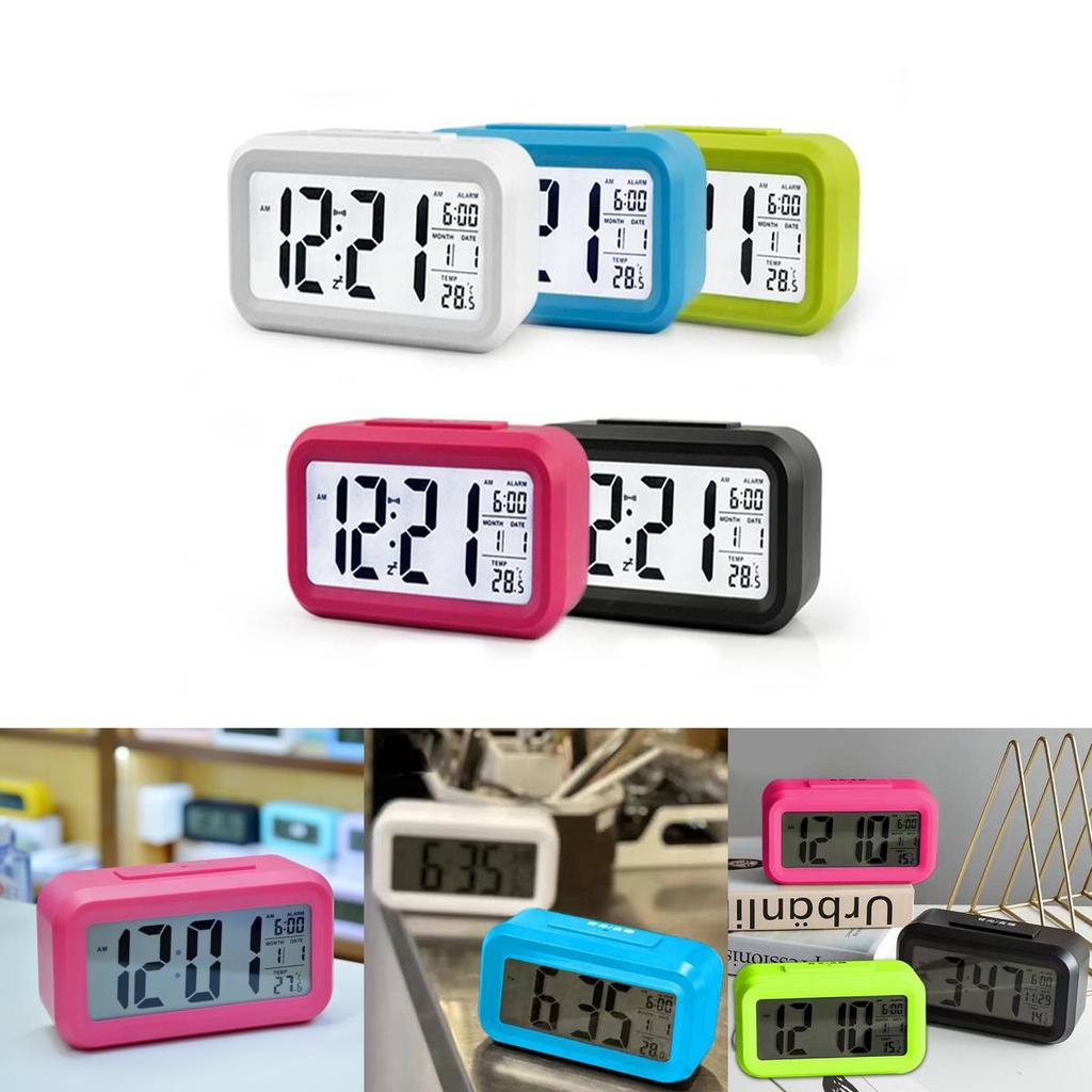Digital Kids Alarm Clock With Led Display And Calendar For Home And School Use