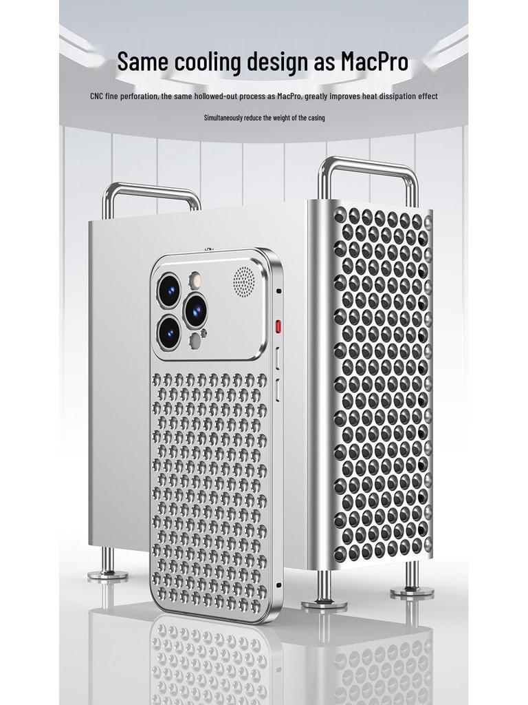 iPhone 12-15 Pro Max Aluminum Aromatherapy Cooling Case