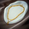 Cross Pendant Women Necklace Multilayer Valentines Jewelry Accessories