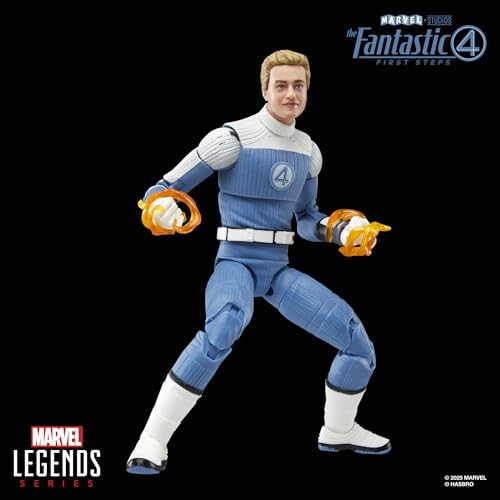 Marvel Legends Series Johnny Storm Fantastic Four: The First Steps Movie Collectible 6-Inch Action Figure Toy