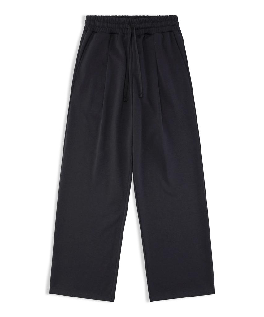 UNTAPPED STUDIO [2Pack] Deep One-Pleat Wide Long Sweat Training Pants 2 Colors