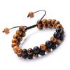 JYL Bracelet Double-Layer Eye Wrapped Design Boosts Strength & Charm