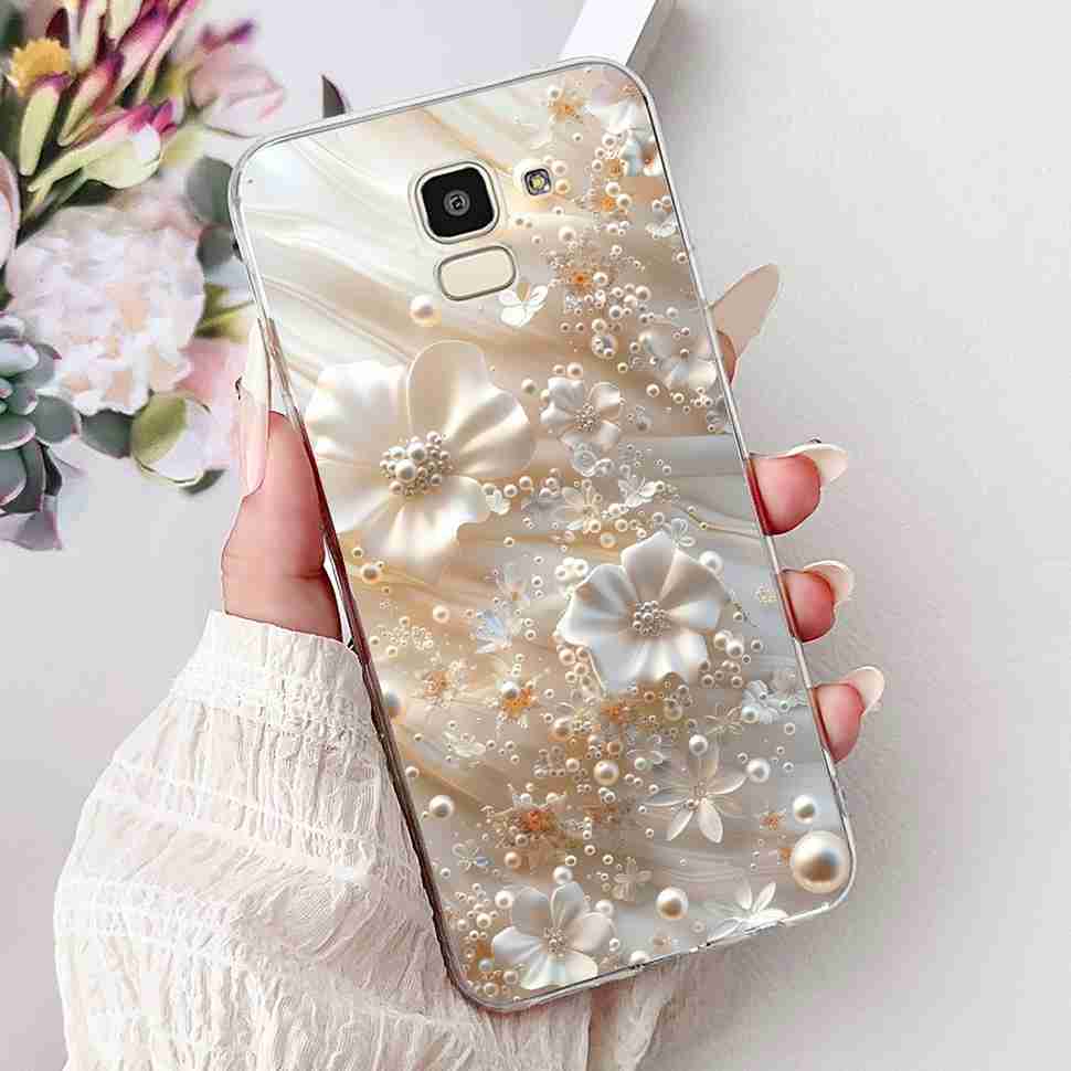 For Samsung Galaxy J6 2018 SM-J600F Case Popular Love Cool Tiger Soft Silicone TPU Cover For Samsung j6 J6 2018 Phone Shell Bag